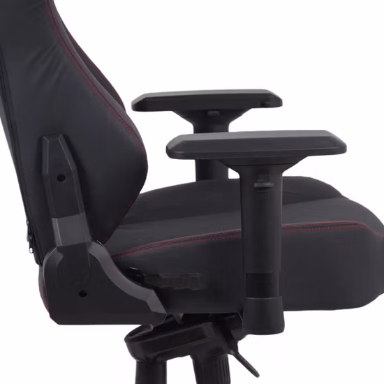 Günstiger, drehbarer, ergonomischer Computer-Gaming-Rennstuhl aus Leder