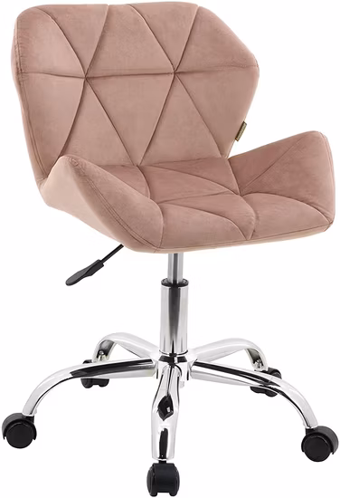 Moderner, weicher, ergonomischer Executive-Drehstuhl für Computer, Gaming, Meeting, Training, PU-Leder, verchromt, Besucherbürostuhl
