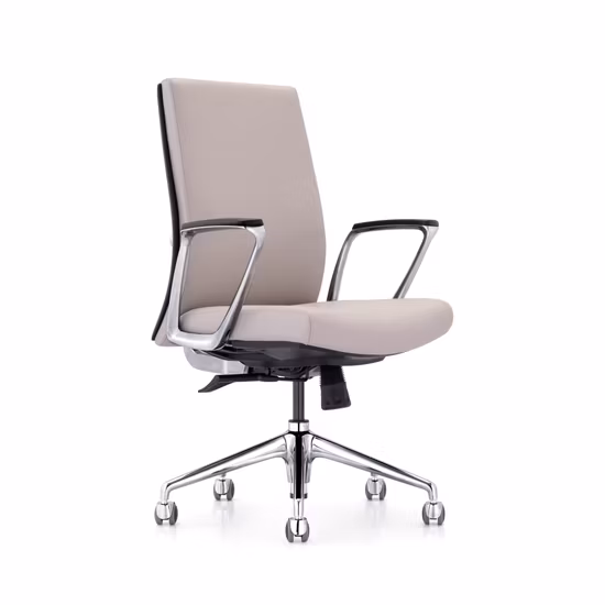 Zode Wholesale hochwertige, luxuriöse, ergonomische Computer-Büro-Chefstühle aus Anilinleder